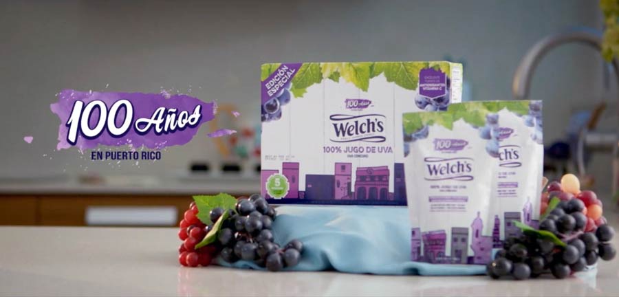 Welch's 100% jugo de uva concord